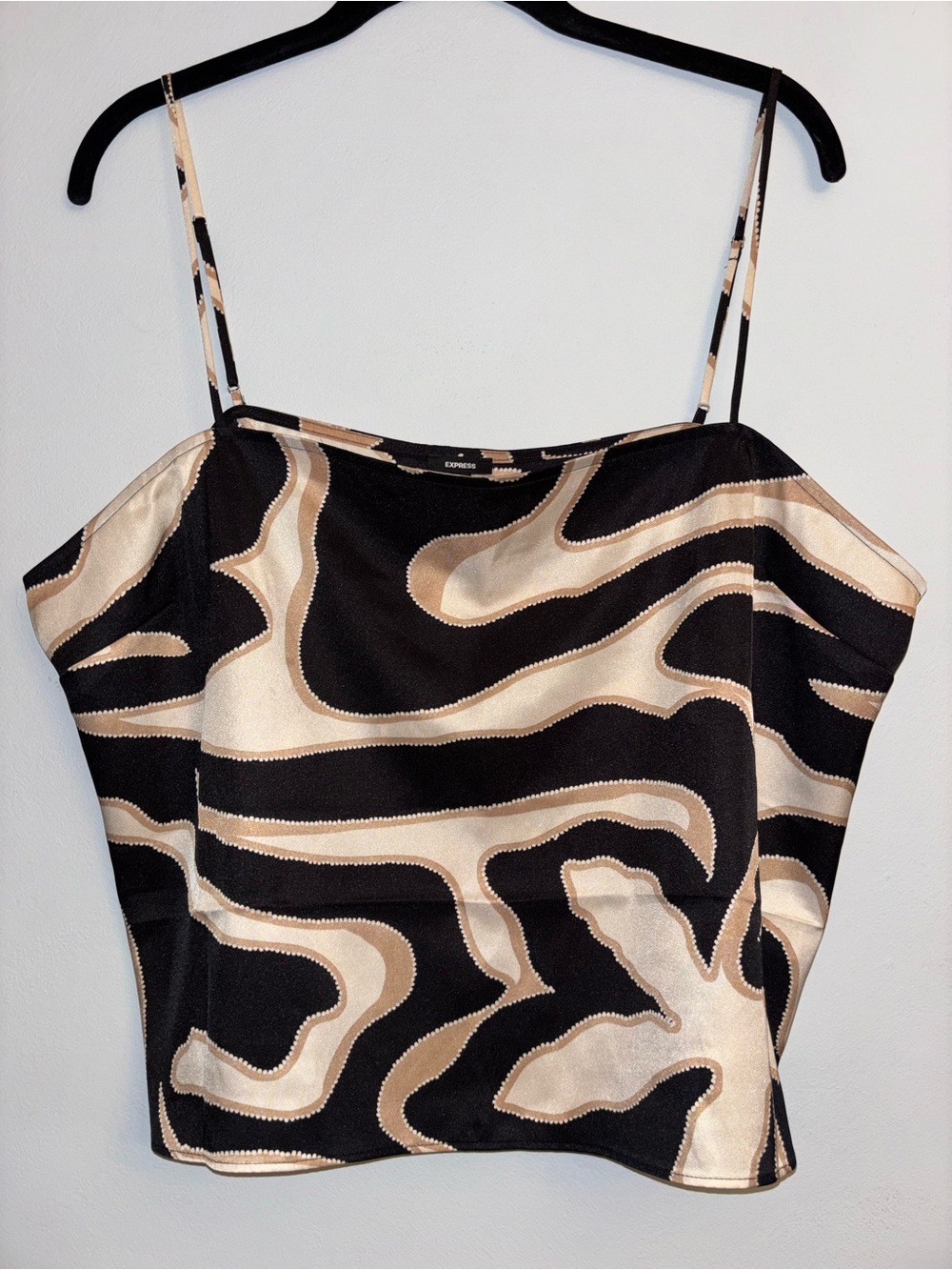NWT Express Satin Cami Crop